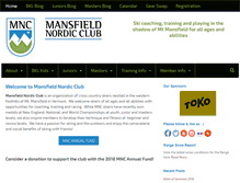 Tablet Screenshot of mansfieldnordic.org